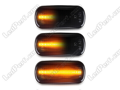 Illuminazione delle frecce laterali dinamiche nere a LED per Honda Accord 7G