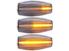 Illuminazione degli indicatori di direzione laterali sequenziali trasparenti a LED per Hyundai Getz