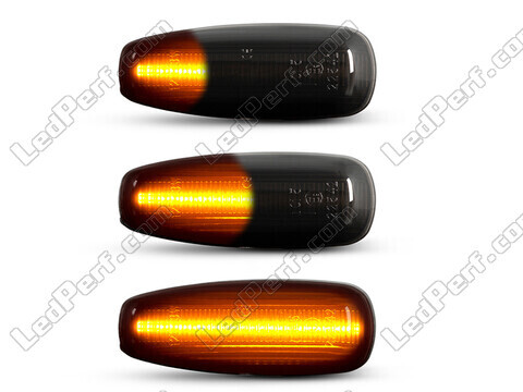 Illuminazione delle frecce laterali dinamiche nere a LED per Hyundai I30 MK1