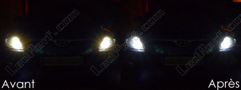 LED Indicatori di posizione bianca Xénon Hyundai I30 MK1