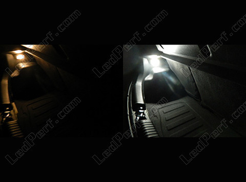 LED bagagliaio Kia Picanto 2 prima e dopo