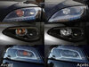 LED Indicatori di direzione anteriori Kia Sportage 5 prima e dopo