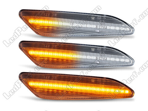 Illuminazione degli indicatori di direzione laterali sequenziali trasparenti a LED per Lancia Ypsilon