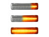 Illuminazione degli indicatori di direzione laterali sequenziali trasparenti a LED per Land Rover Discovery III
