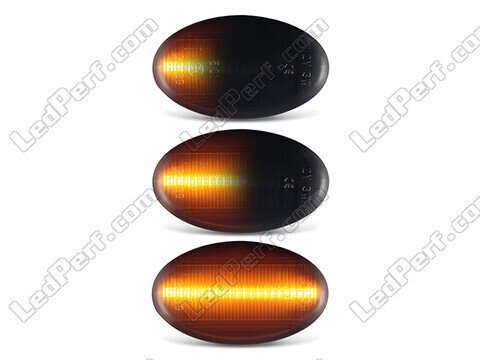 Illuminazione delle frecce laterali dinamiche nere a LED per Mercedes Citan