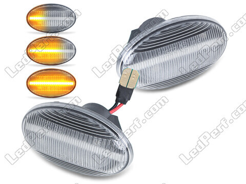 Indicatori di direzione laterali sequenziali a LED per Mercedes Citan - Versione chiara