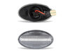 Connettori degli indicatori di direzione laterali sequenziali a LED per Mini Cabriolet II (R52) - versione trasparente