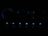 LED illuminazione climatizzazione blu Mini Cabriolet II (R52)