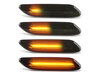 Illuminazione delle frecce laterali dinamiche nere a LED per Mini Paceman (R61)