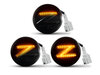 Illuminazione delle frecce laterali dinamiche nere a LED per Nissan 370Z