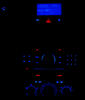 Led console blu Opel Astra H sport