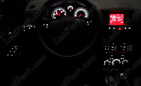 LED quadro di bordo bianco e rosso Opel Astra H
