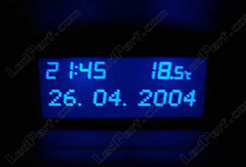 LED display TID blu Opel Corsa C