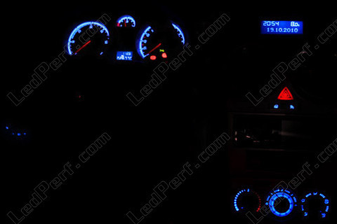 LED quadro di bordo blu Opel Corsa D