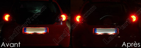 LED targa Peugeot 107