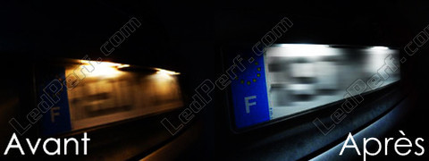 LED targa Peugeot 206+