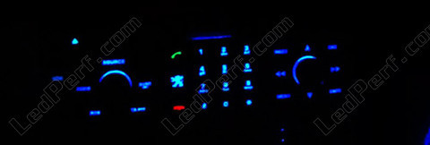 LED blu Autoradio RT3 Peugeot 206 Multiplessato