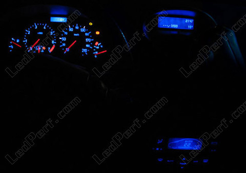 LED blu quadro di bordo Peugeot 206 Multiplessato