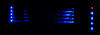LED blu caricatore CD Blaupunkt Peugeot 207 blu