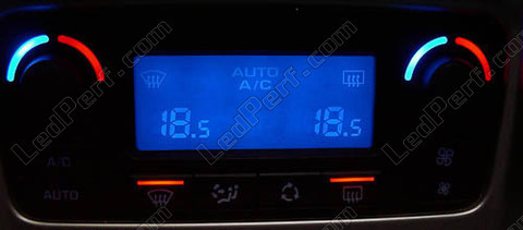LED blu climatizzazione bi-zona Peugeot 207