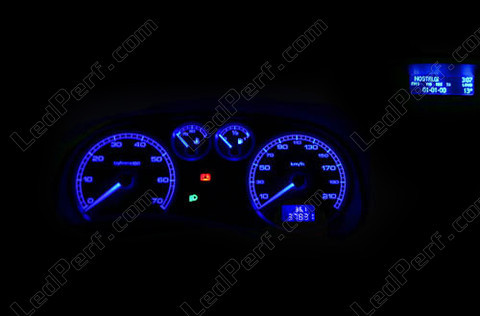 LED quadro di bordo blu Peugeot 307