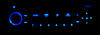 LED Autoradio RD4 blu Peugeot 307 phase 2 (T6)