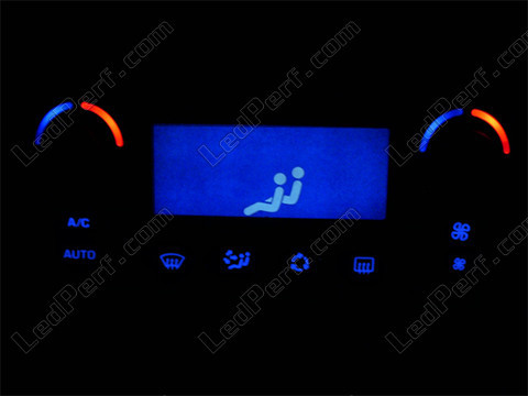 LED climatizzazione bi-zona blu Peugeot 307 T6 phase 2 LED