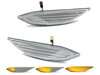 Indicatori di direzione laterali sequenziali a LED per Porsche Cayenne II (958) - Versione chiara