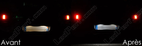 LED targa Renault Clio 1