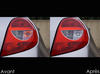 LED Indicatori di direzione posteriori Renault Clio 3 prima e dopo