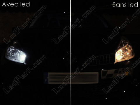 LED Indicatori di posizione bianca Xénon Renault Clio 3