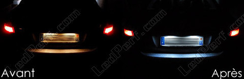 LED targa Renault Fluence