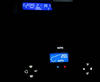 LED console centrale bianca e blu - Clim e display Renault Megane 2