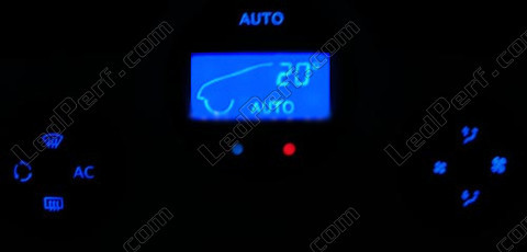 LED climatizzazione automatica blu Renault Megane 2