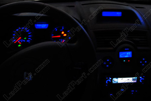 LED quadro di bordo blu Renault Megane 2