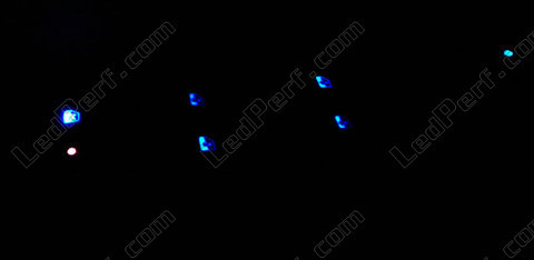 LED Pulsanti per alzafinestrini blu Renault Modus