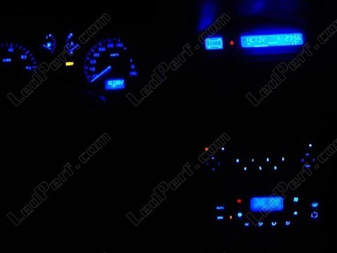 LED quadro di bordo blu Renault Scenic 1 phase 2