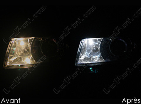 LED Indicatori di posizione bianca Xénon Skoda Superb 3T Tuning