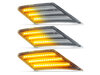 Illuminazione degli indicatori di direzione laterali sequenziali trasparenti a LED per Subaru BRZ