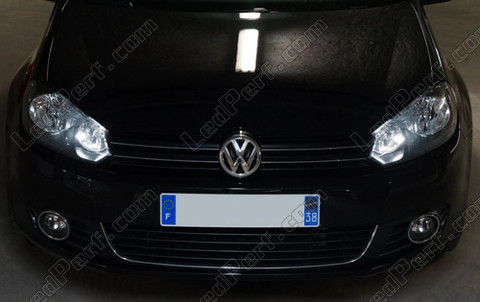 LED Indicatori di posizione bianca Xénon Volkswagen Golf 6