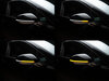 Diverse fasi dello scorrimento della luce degli Indicatori di direzione dinamici Osram LEDriving® per retrovisori di Volkswagen Golf 7