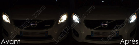 lampadina Xenon effetto Anabbaglianti Volvo C30 LED