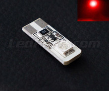 LED T10 Dual - rossa - Anti-errore computer di bordo OBD - W5W