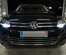 Kit luci di posizione a led (bianca Xenon) per Volkswagen Touareg 7P