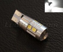Lampadina T10 Magnifier a 10 led SG alta potenza + Magnifier bianchi Base W5W