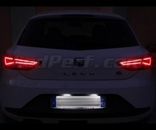 Kit LED (bianca puro 6000K) targa posteriore per Seat Leon 3 (5F)