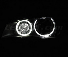 Kit angel eyes H8 a led (bianca puro 6000K) per BMW X3 (F25) - standard