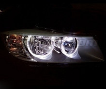 Kit angel eyes a led per BMW Serie 3 (E90 - E91) fase 2 (LCI) - senza Xenon originali