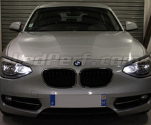Kit luci di posizione a LED bianca Xenon per BMW Serie 1 F20 F21