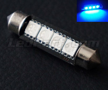 Lampadina navetta 42mm a LED blu - C10W